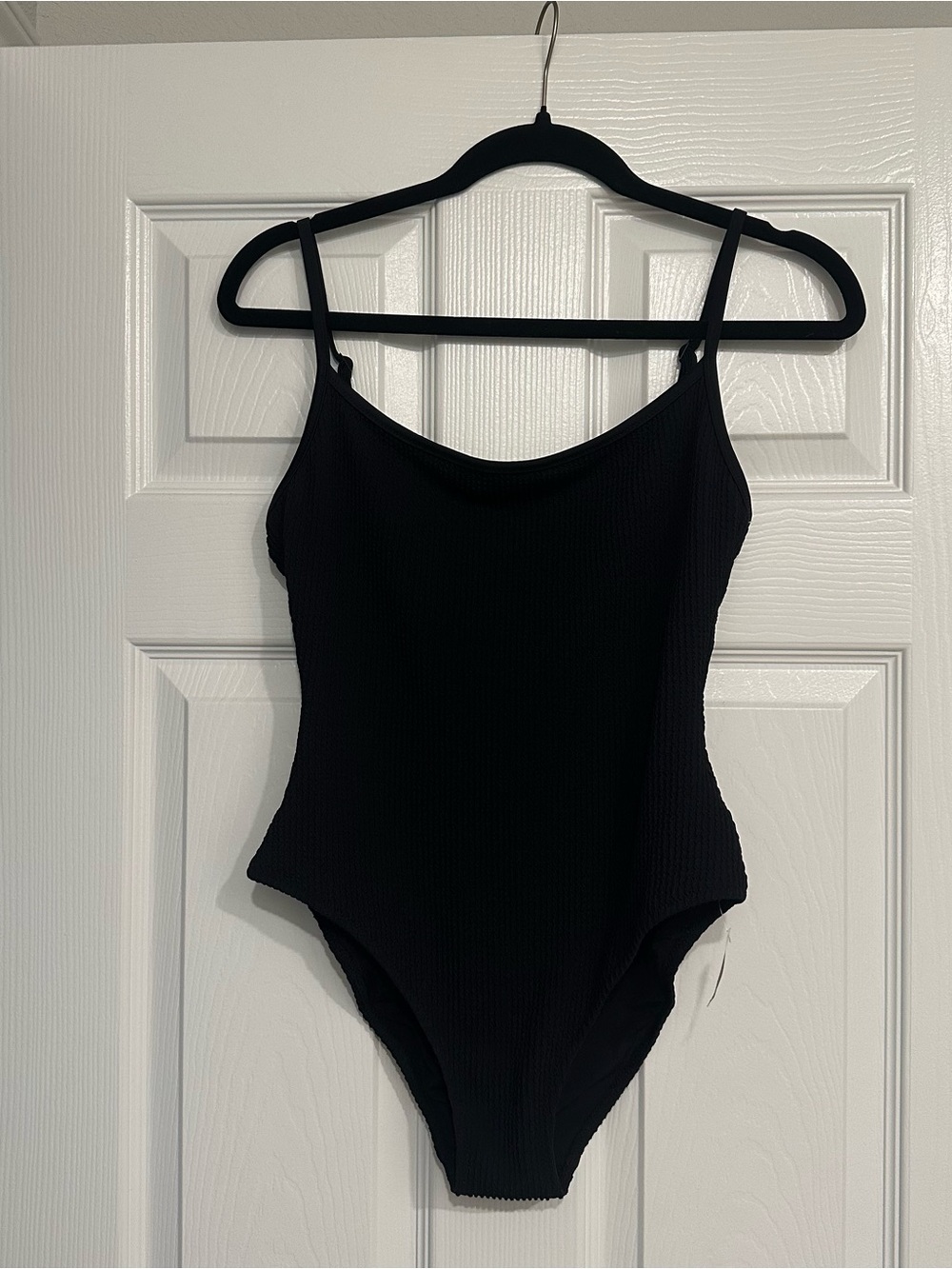 Aerie Black Ribbed One-Piece Swimsuit - NWT